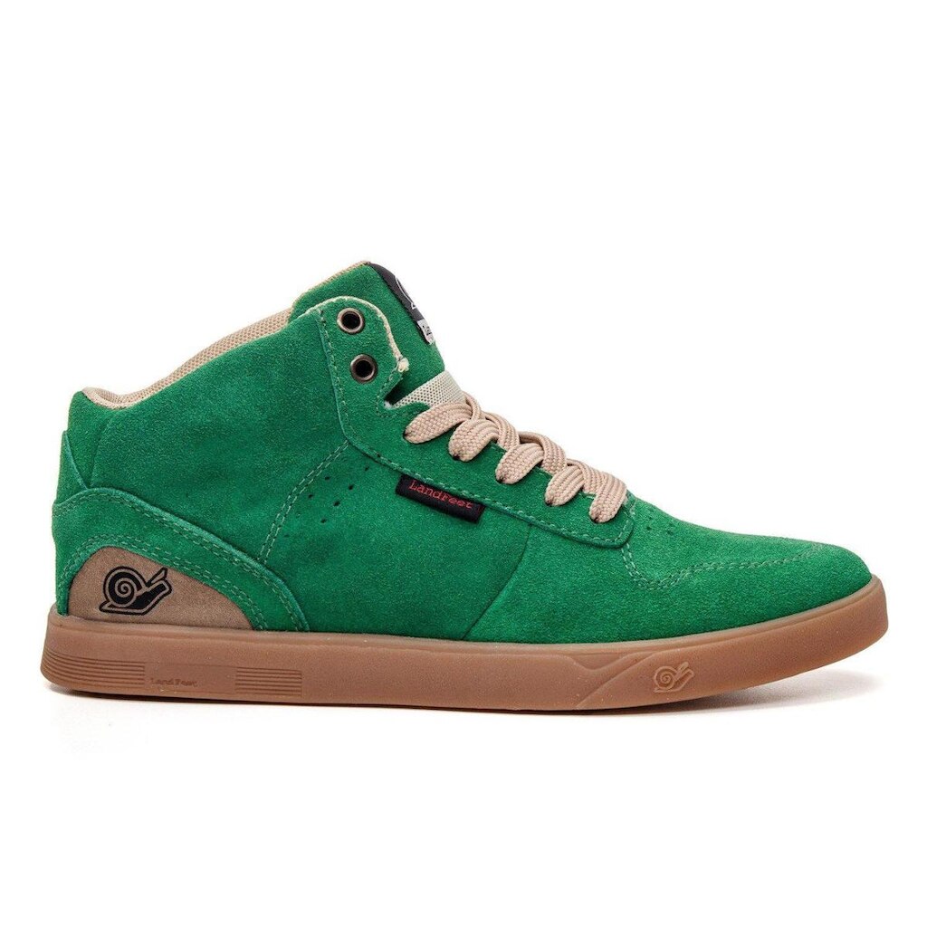 Tênis Skate Epoch Em Couro Unissex Cano Alto Casual Landfeet