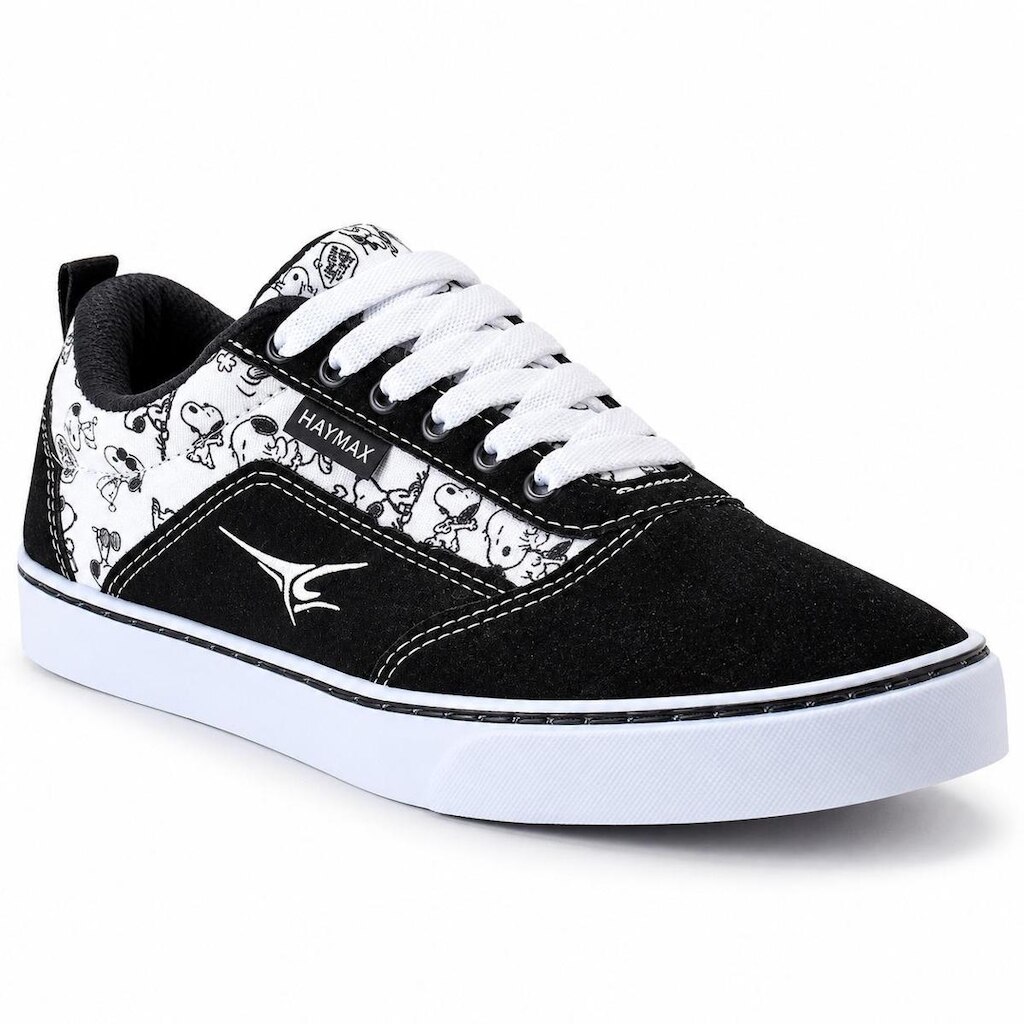Tênis Skate Haymax Swift Unissex Lona e Camurça  Solado Costurado Língua Acolchoada