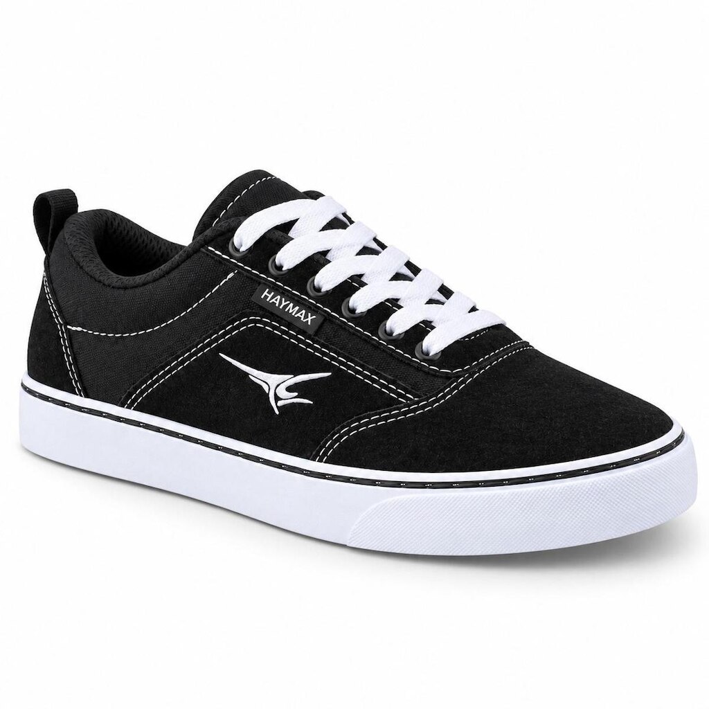 Tênis Skate Haymax Swift Unissex Lona e Camurça  Solado Costurado Língua Acolchoada