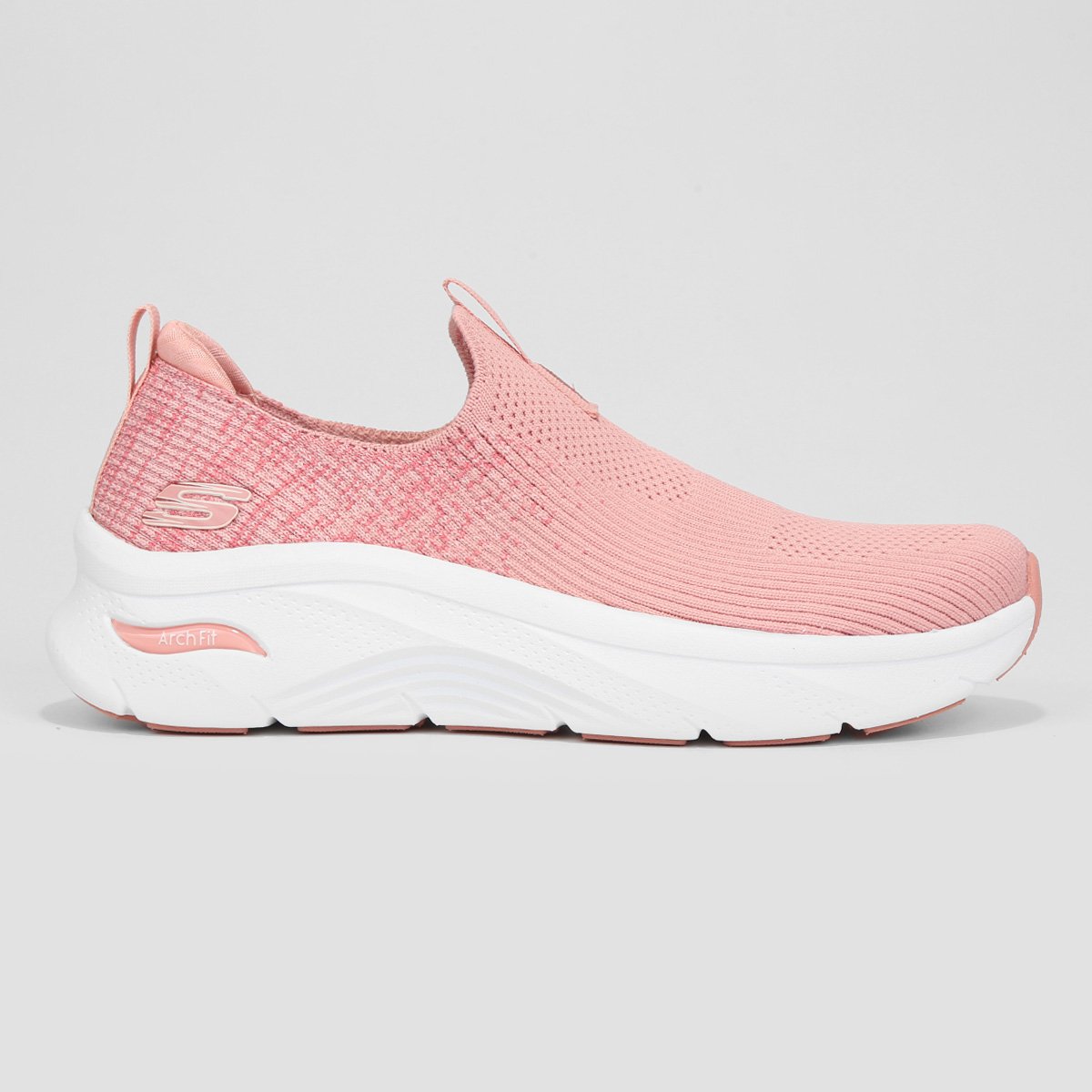 Tênis Skechers Arch Fit D'Lux Key Journey Feminino - Rosê Menor preço em Tênis Skechers Arch Fit D'Lux Key Journey Feminino - Rosê