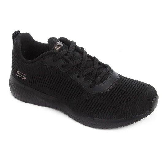Tênis Skechers Bobs Squad Tough Talk Feminino - Preto