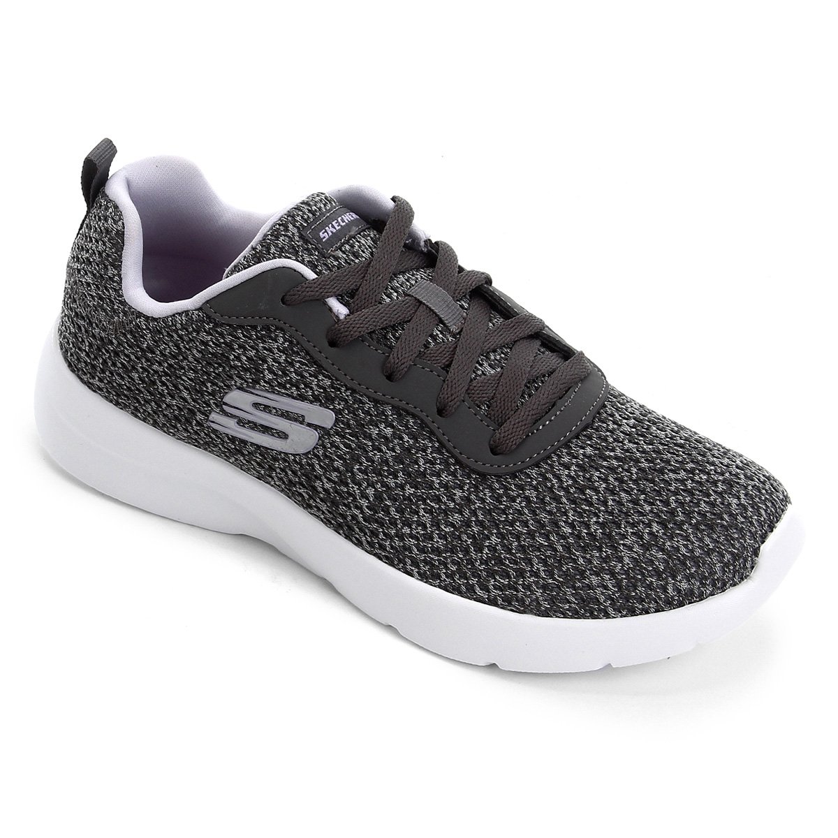 Tênis Skechers Dynamight 2.0-Quick Concept Feminino - Cinza+Lilás é ruim? Tênis Skechers Dynamight 2.0-Quick Concept Feminino - Cinza+Lilás é boa?