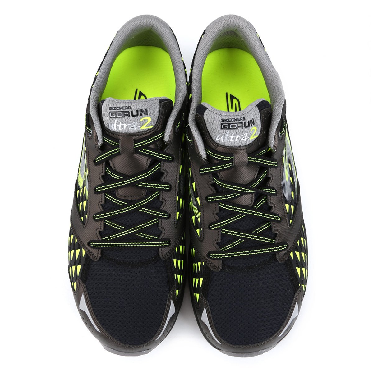 Tênis Skechers GO Run Ultra 2 - Preto+Azul | Zattini