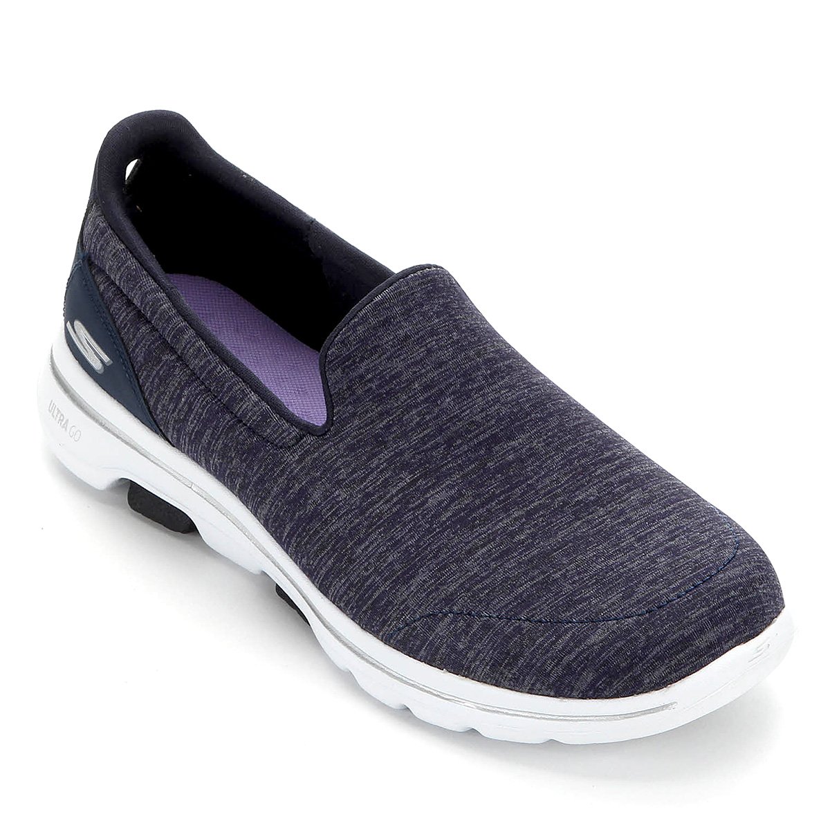 Tênis Skechers Go Walk 5 Honor Feminino - Marinho+Branco Menor preço em Tênis Skechers Go Walk 5 Honor Feminino - Marinho+Branco