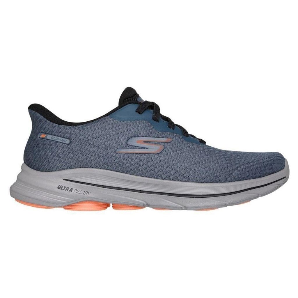 Tênis Skechers Go Walk 8 Pate Masculino - Cinza 43