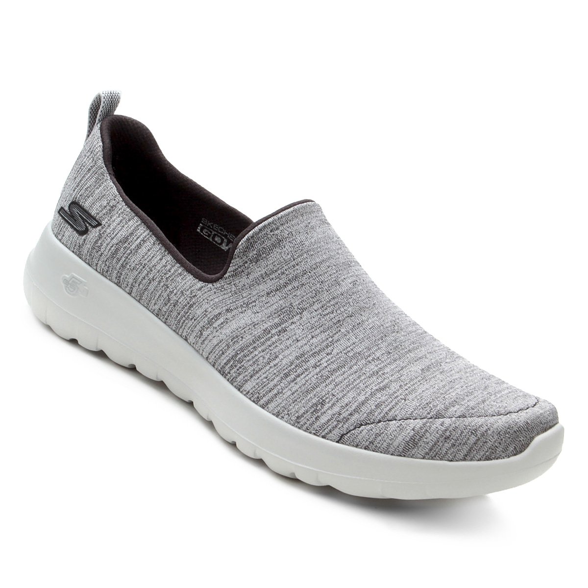 Tênis Skechers Go Walk Joy Feminino - Preto e Cinza Menor preço em Tênis Skechers Go Walk Joy Feminino - Preto e Cinza