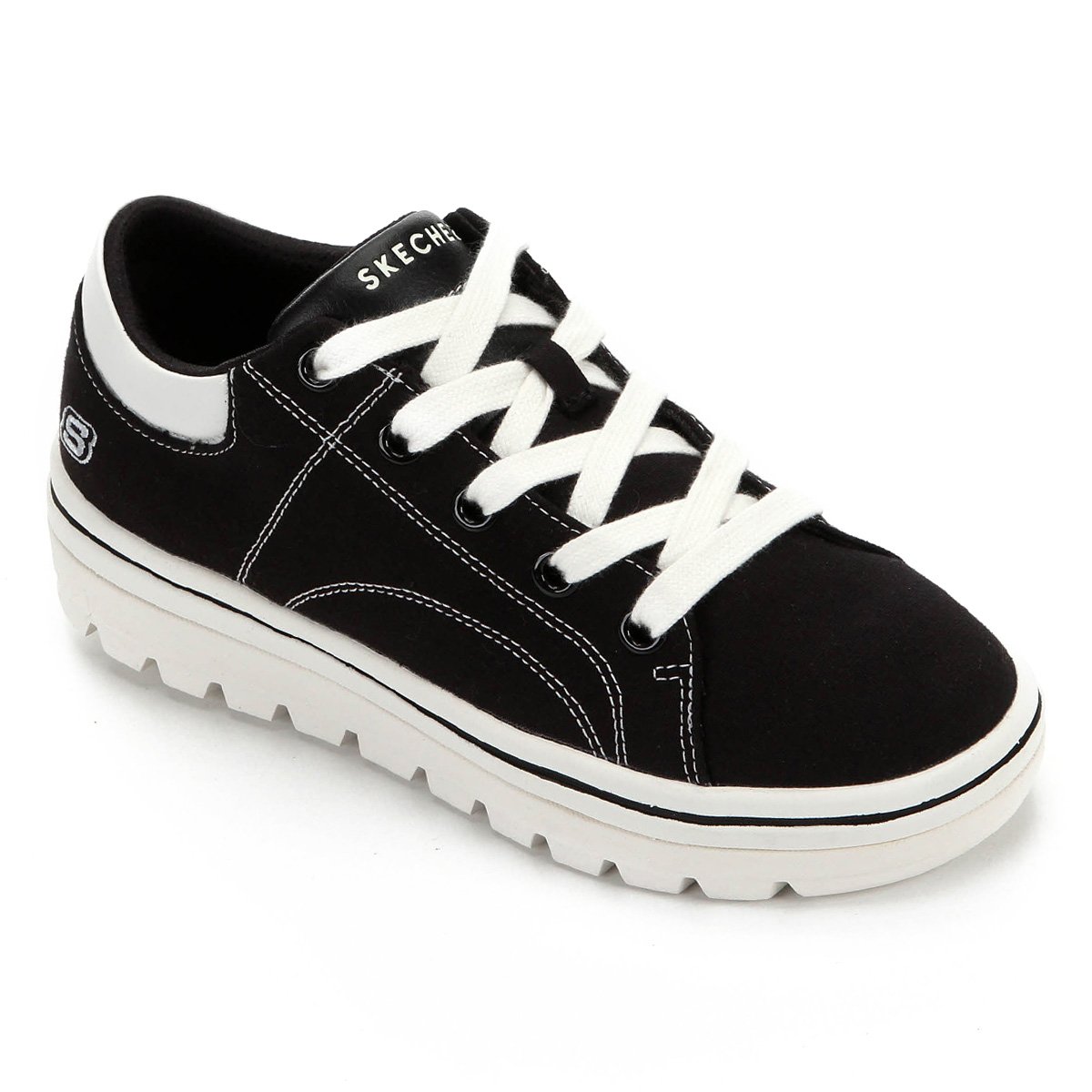 Tênis Skechers Street Cleat Bring It Back Feminino - Preto Menor preço em Tênis Skechers Street Cleat Bring It Back Feminino - Preto