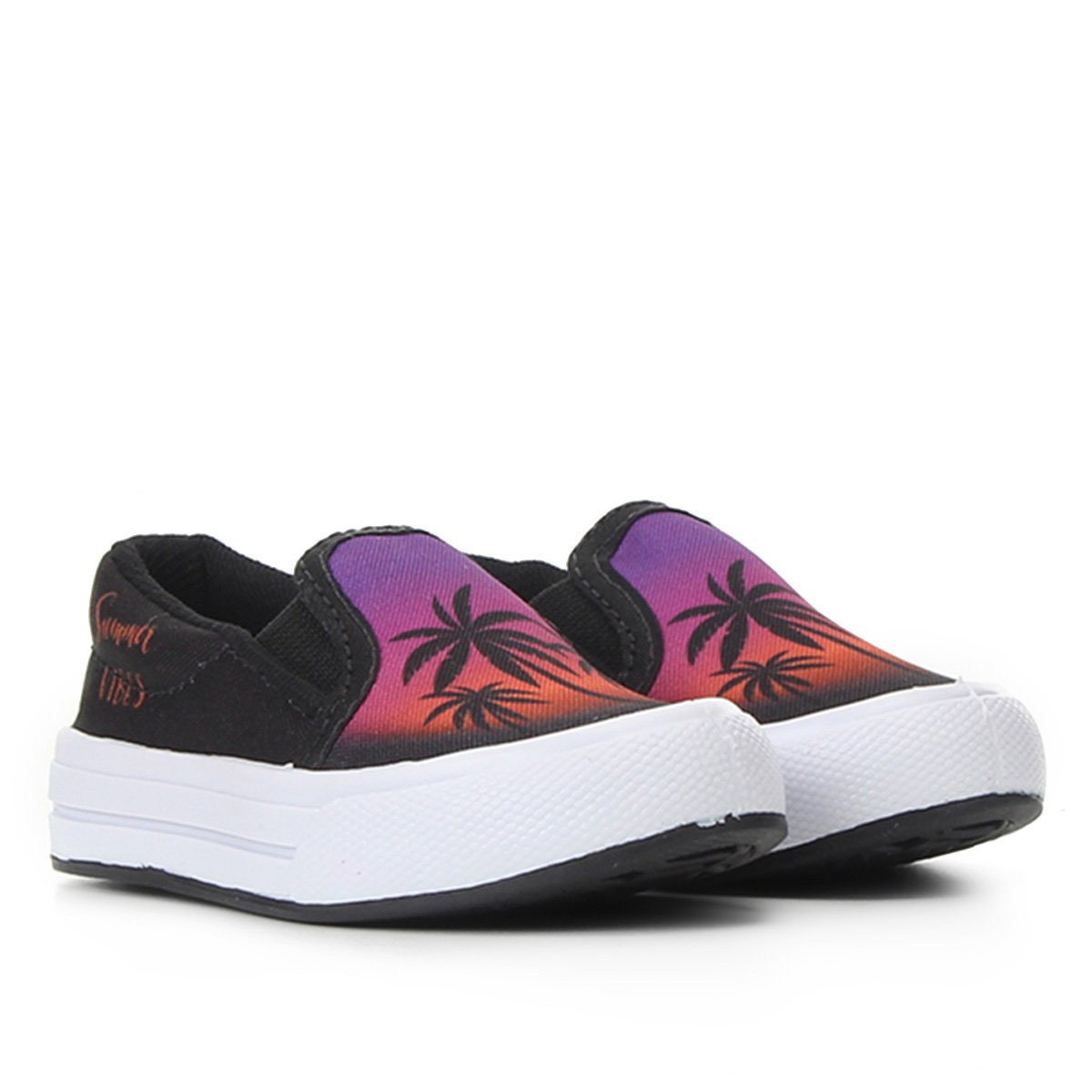 Tênis Slip On Bebê Kurz Summer Vibes Masculino - Preto é ruim? Tênis Slip On Bebê Kurz Summer Vibes Masculino - Preto é boa?