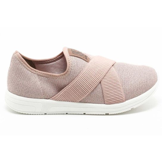 Tenis Slip On Bebece Malha Elastico Feminino Rosa Zattini Tenis Slip On Bebece Malha Elastico Feminino Rosa Zattini