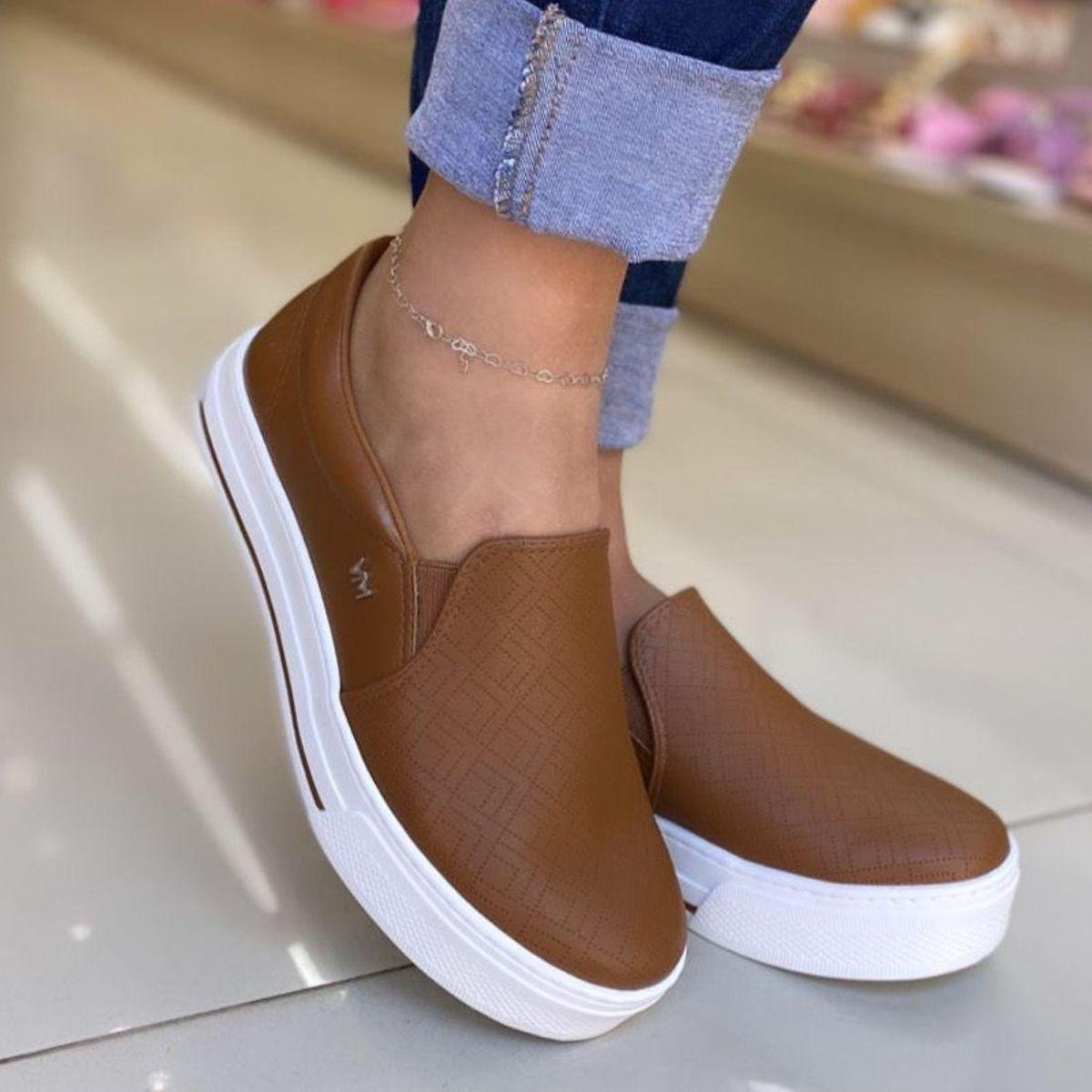 Slip On Via Marte OnÃ§a Flatform Slip On Onca Slip On Via Marte