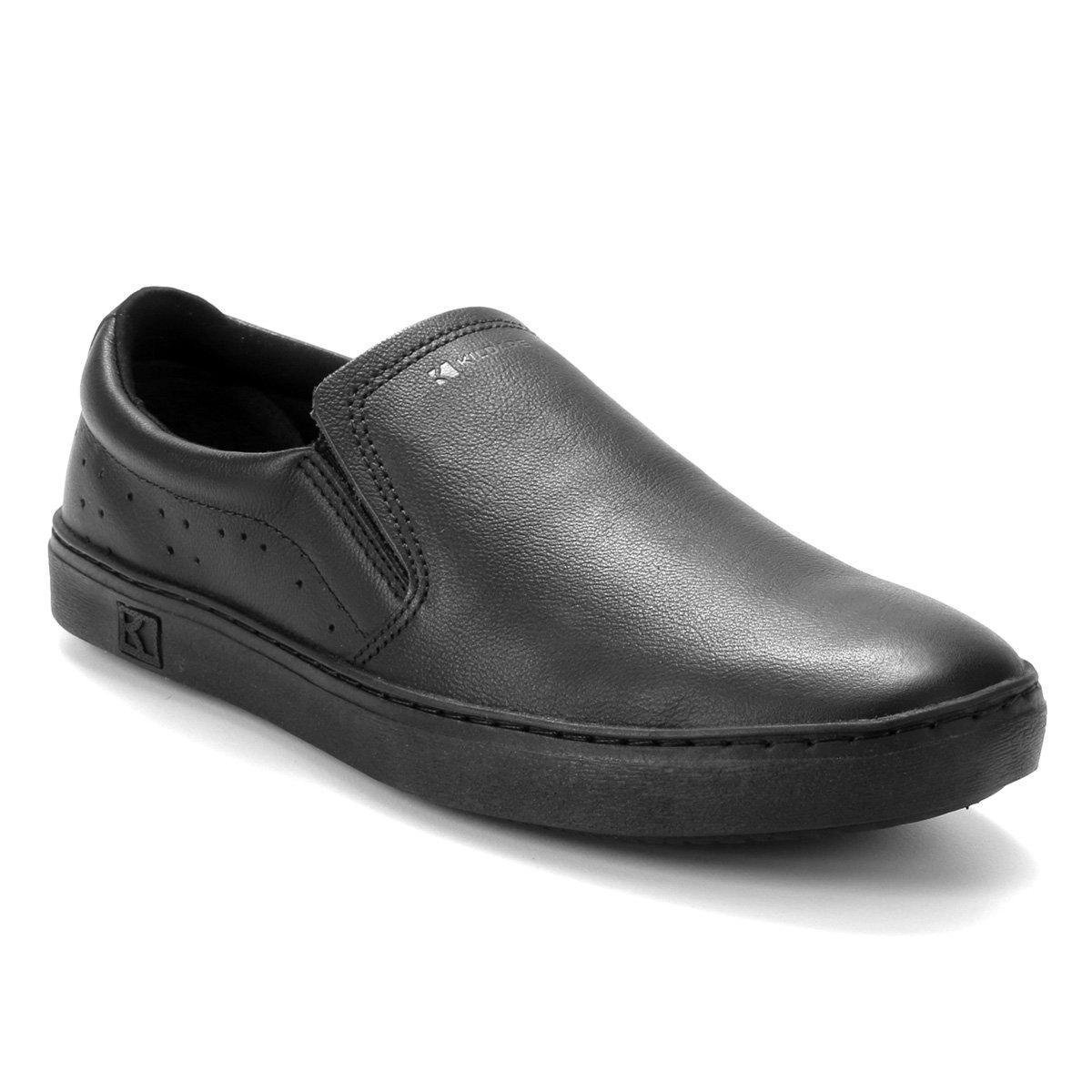 Tênis Slip On Couro Kildare Masculino Preto 40 Zattini