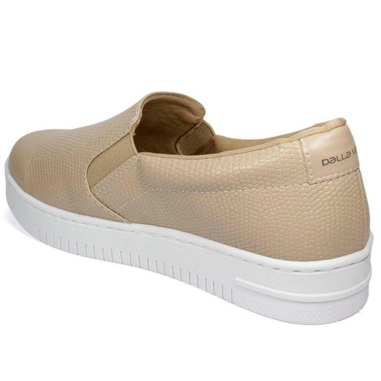 Tênis Slip-On Dalla Vecchia Reptil Mocca 20710748