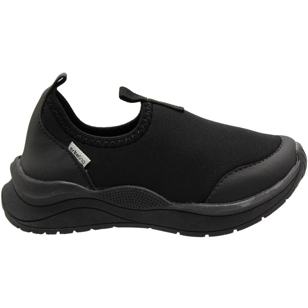 Tênis Slip On Escolar Ortofino Macio Juvenil Basic Menino