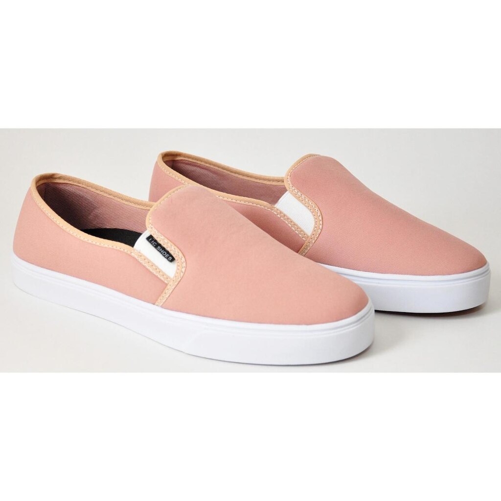 Tênis Slip On Feminino Casual Iate Slip On Confortável Lig Shoes