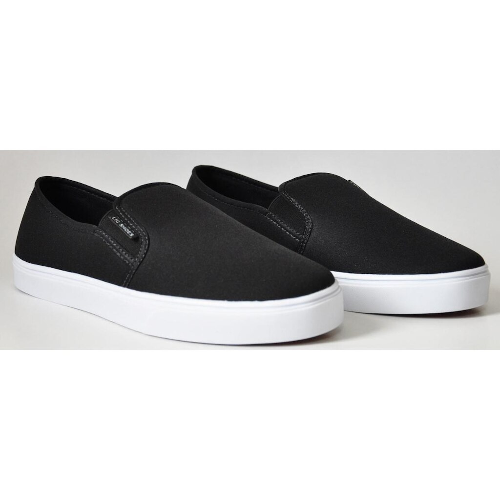 Tênis Slip On Feminino Casual Iate Slip On Confortável Lig Shoes