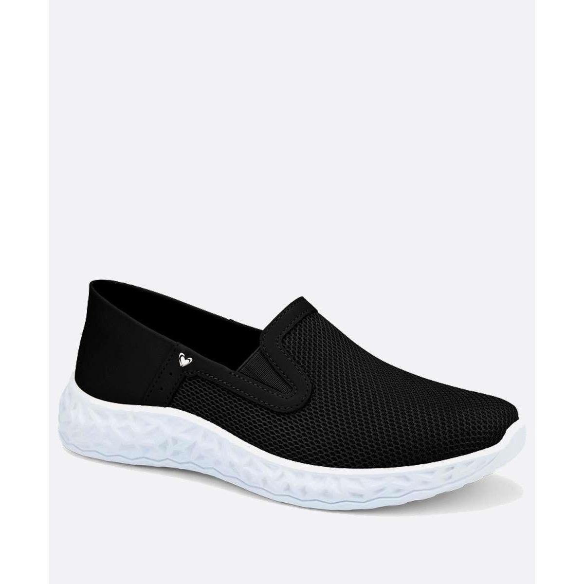 Tênis Slip On Feminino Flatform Mississipi - 10047588073 - Preto | Zattini