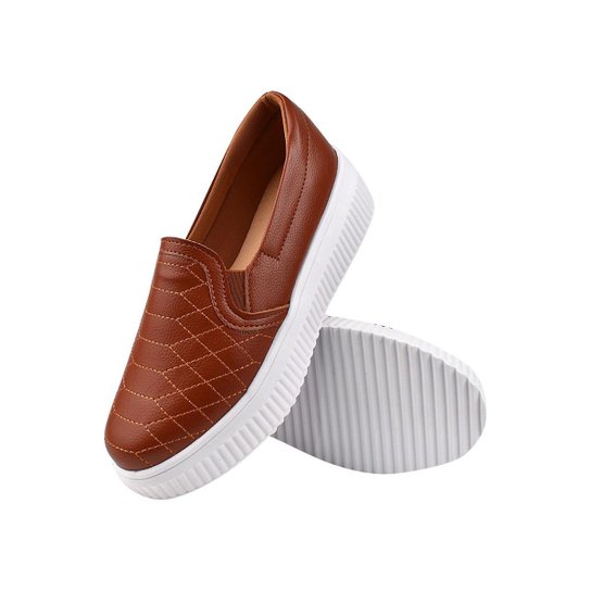 Tenis Slip-On Feminino STZ Sapato Casual Moda Casual Moderna