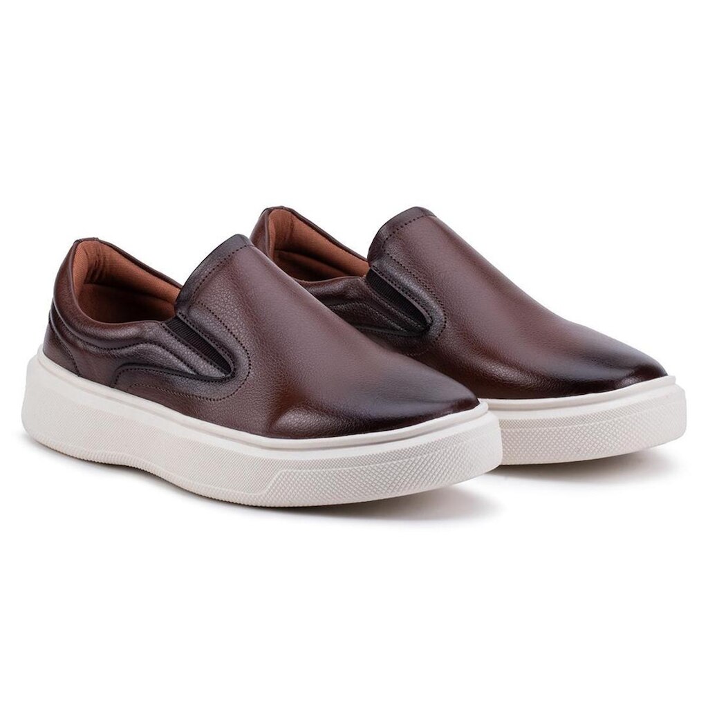 Tênis Slip On Iate Estilo Shoes Calce Fácil Masculino
