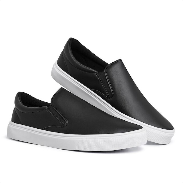 Tênis Slip On Iate Masculino Sapatênis Casual Sem Cadarço Leve Confortável