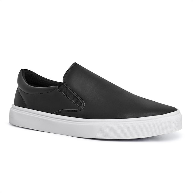 Tênis Slip On Iate Masculino Sapatênis Casual Sem Cadarço Leve Confortável
