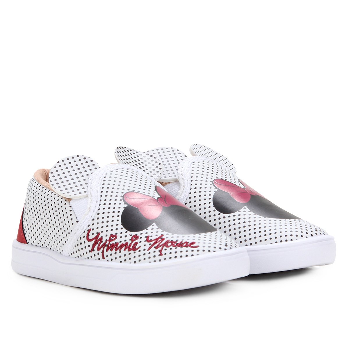 Tênis Slip On Infantil Disney Minnie Feminino - Branco é ruim? Tênis Slip On Infantil Disney Minnie Feminino - Branco é boa?