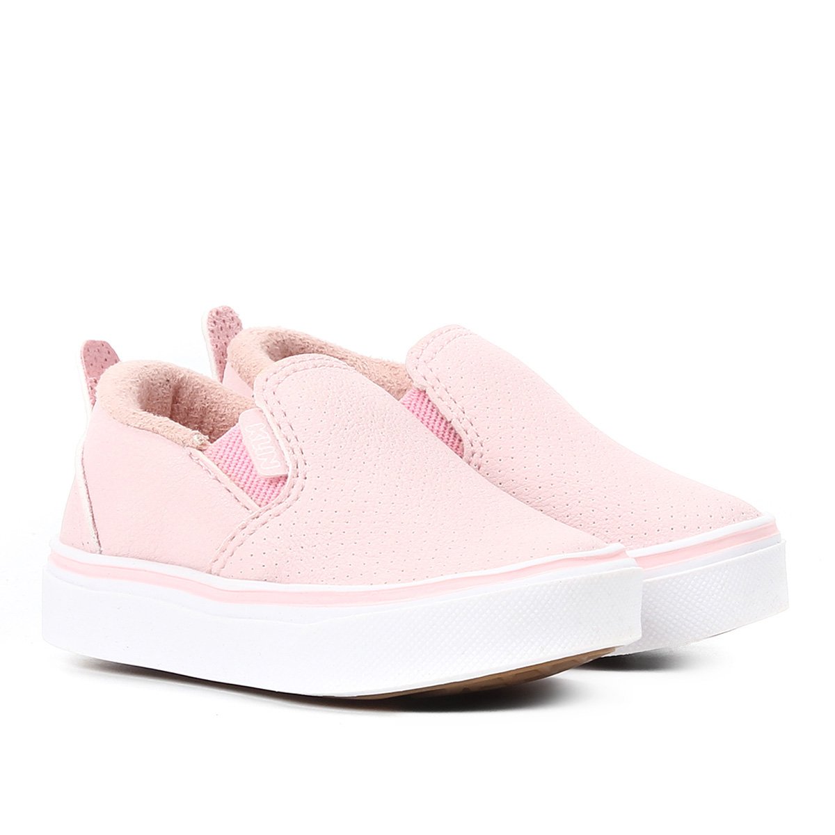 Tênis Slip On Infantil Klin Mini Style - Rosa | Zattini