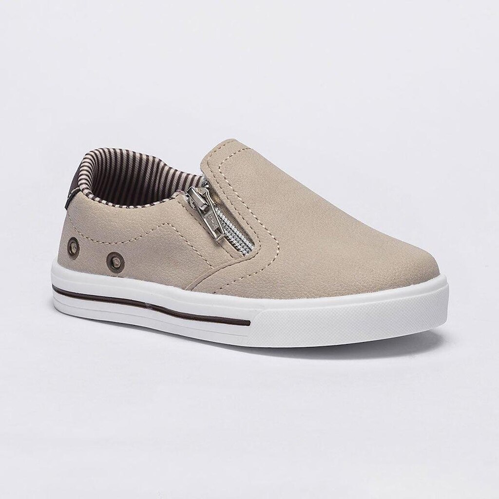 Tênis Slip on Infantil Menino Iate Zíper - Marinho