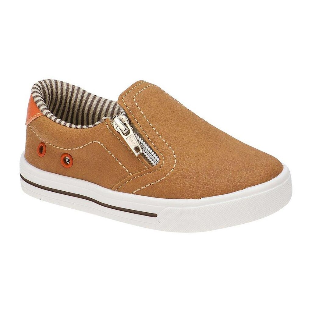 Tênis Slip on Infantil Menino Iate Zíper - Marinho