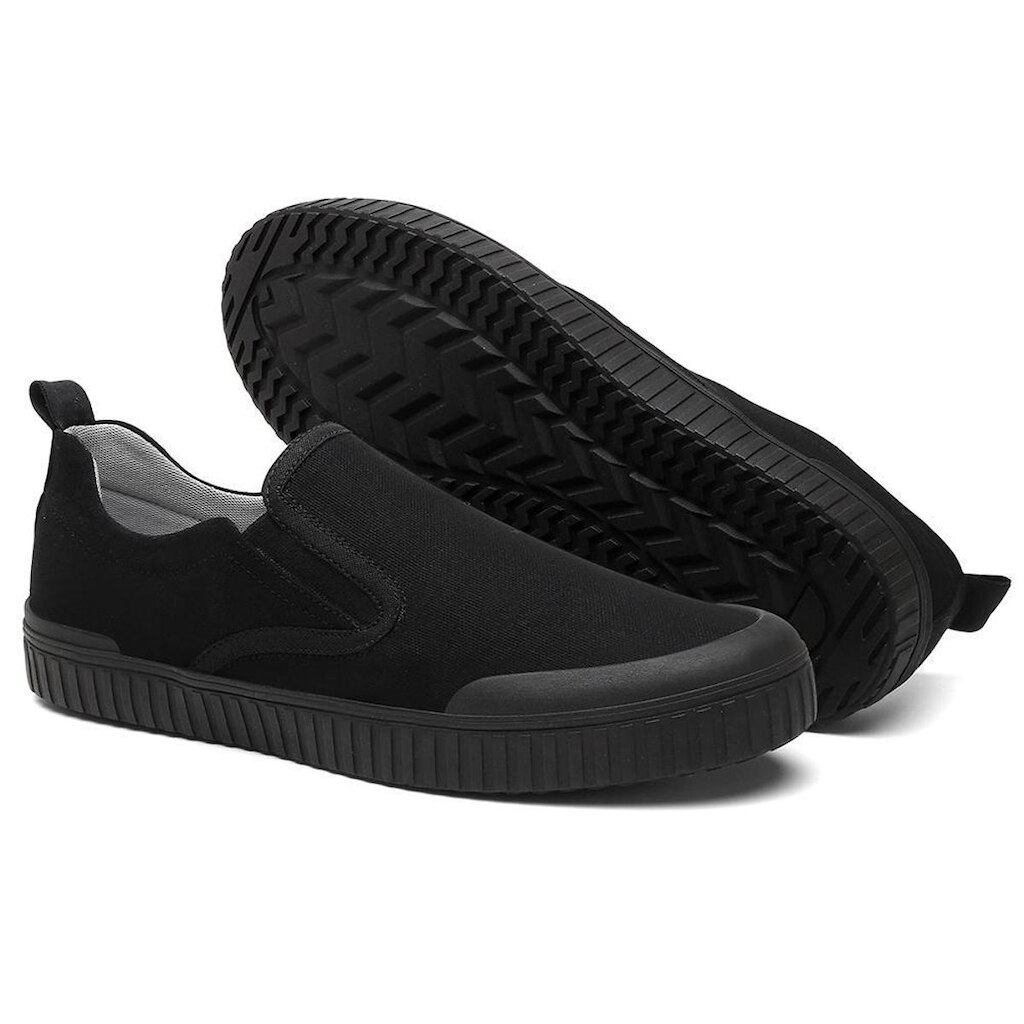 Tênis Slip On Masculino Bico Redondo Conforto Dia a Dia
