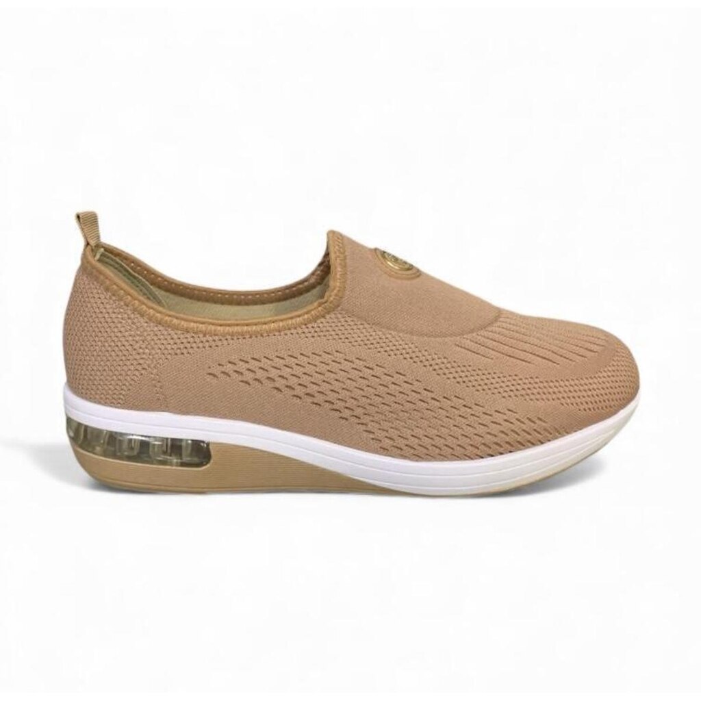 Tênis Slip On Modare Feminino Confortável 7320.217 Avelã 40