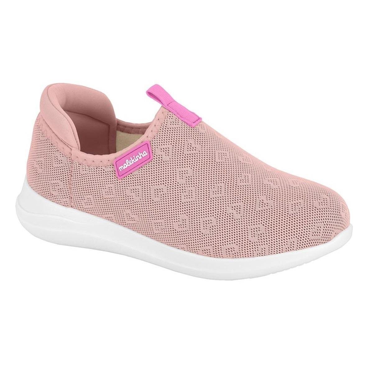 Tênis Slip On Molekinha Corações Infantil Menor preço em Tênis Slip On Molekinha Corações Infantil