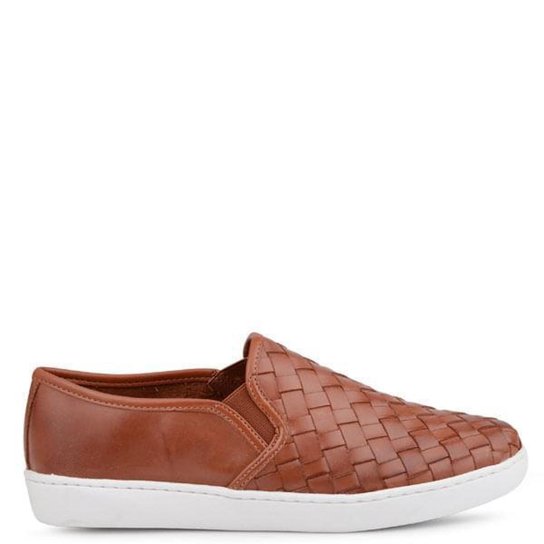 Tênis Slip On Cat couro Santa Fé Feminino Zattini