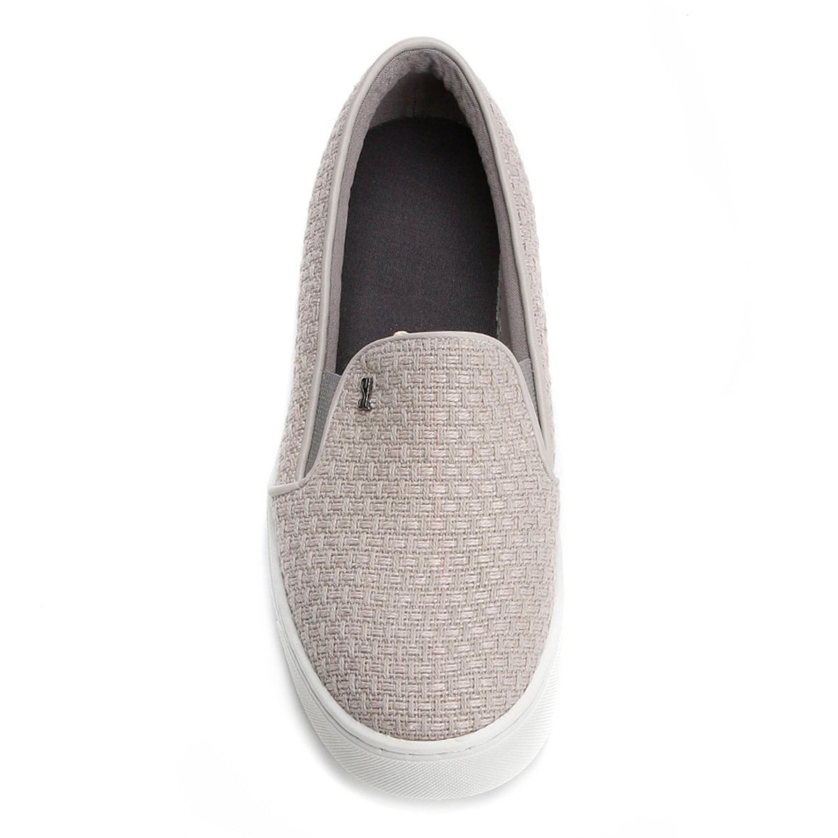 Tênis Slip On Santa Lolla Texturizado Feminino - Cinza | Zattini