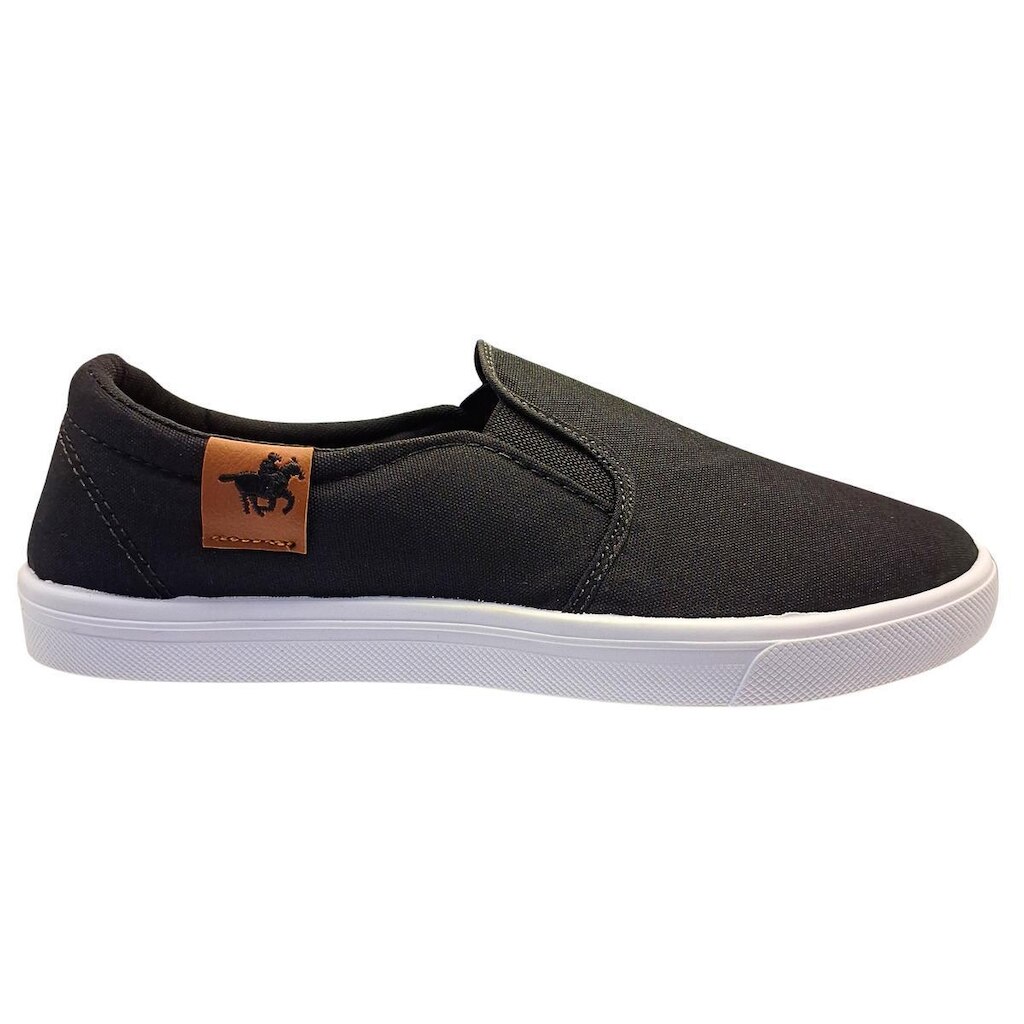 Tênis Slip On Sapato Masculino Adulto Lona Polo Energy