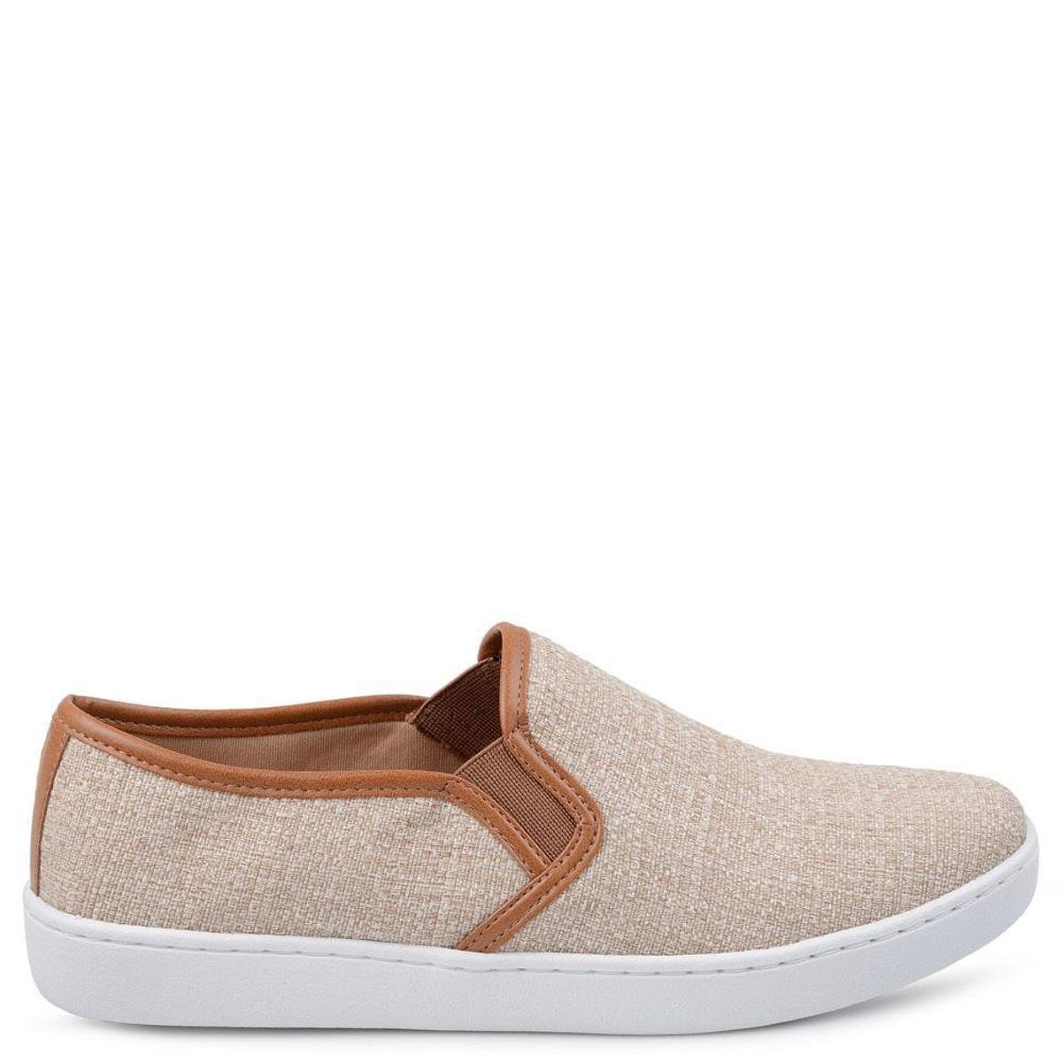TÊNIS SLIP ON SIMPLE LINHO OFF WHITE OFF WHITE/37 - Colorido | Zattini