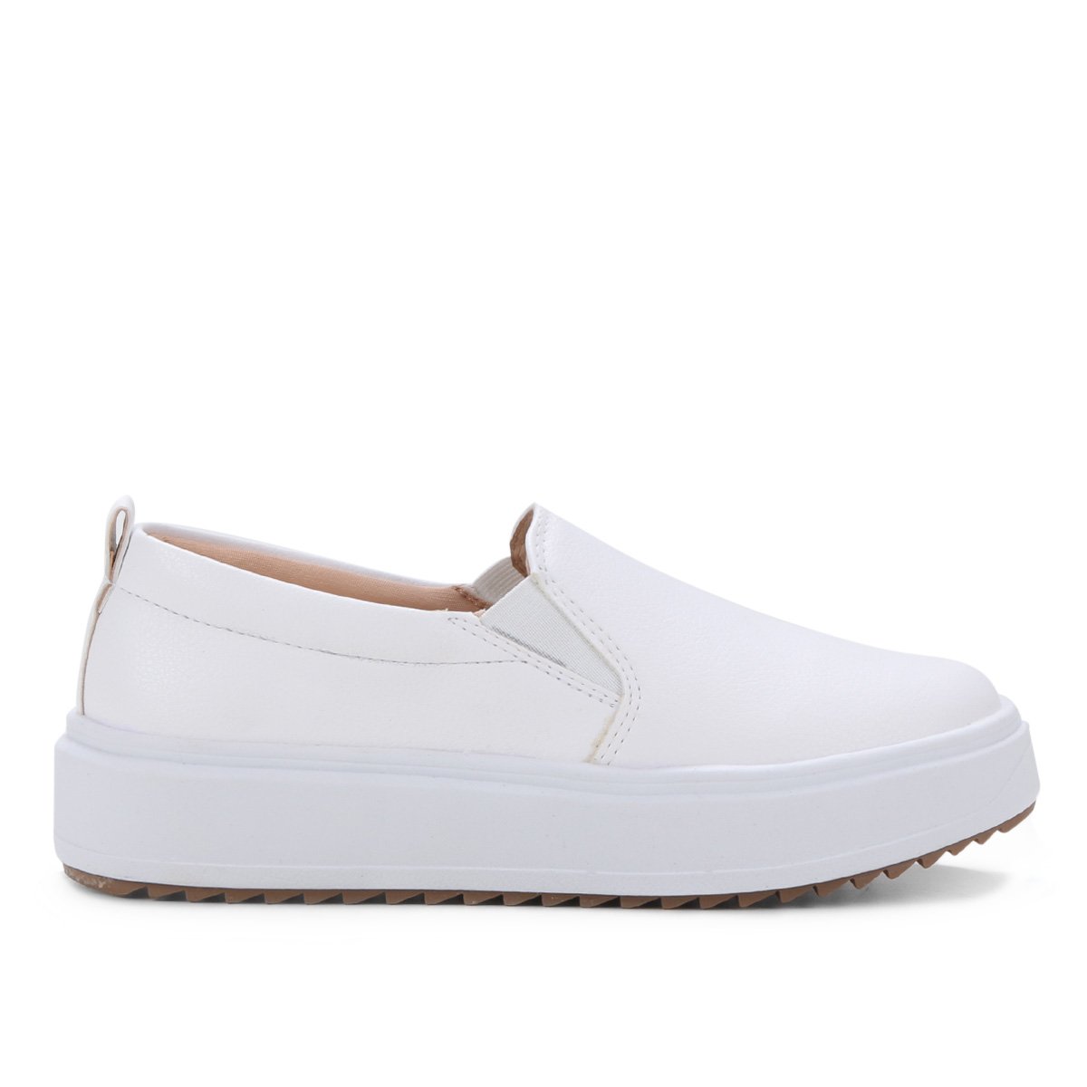 Tênis Slip On Studio Ana Paula Liso Feminino - Branco | Zattini