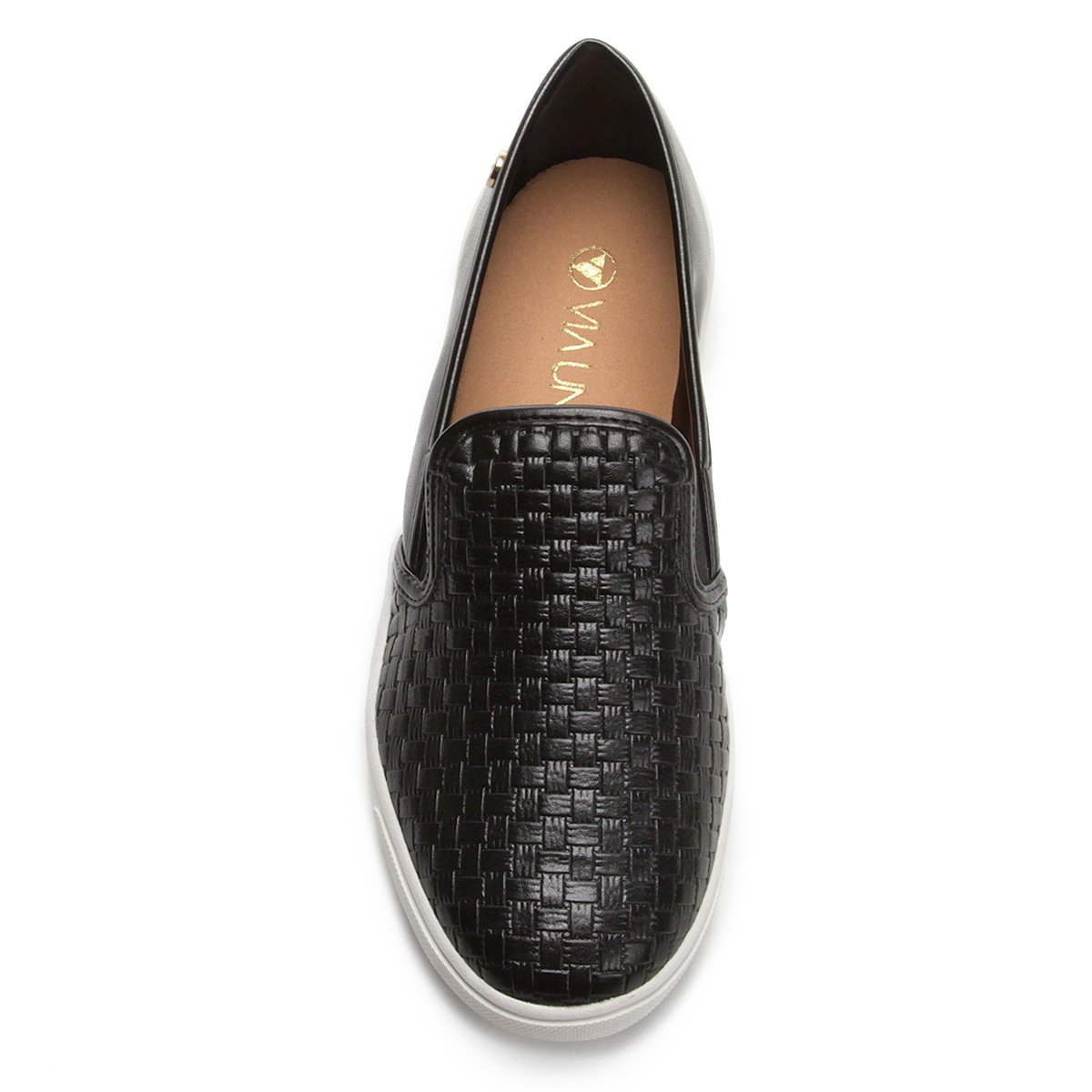 Tênis Slip On Via Uno Texturizado Feminino - Preto | Zattini