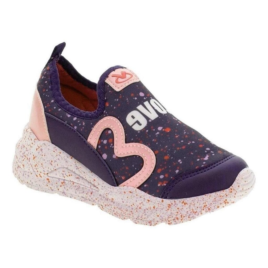 Tênis Slip On Via Vip Love Infantil