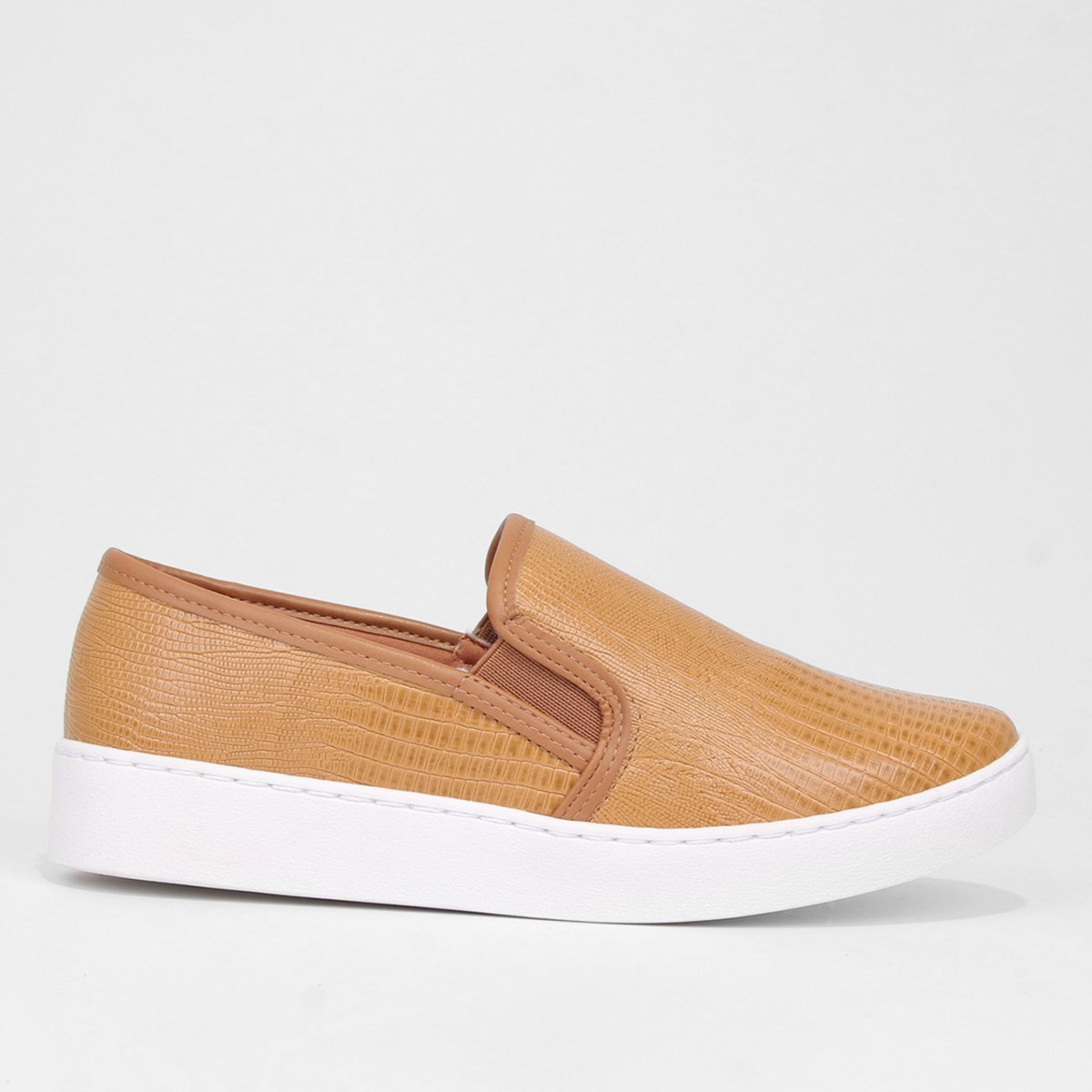 Tênis Slip On Vizzano Animal Print Cano Baixo Feminino Menor preço em Tênis Slip On Vizzano Animal Print Cano Baixo Feminino
