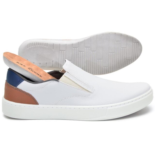 Tênis Sliper Masculino Casual Moderno