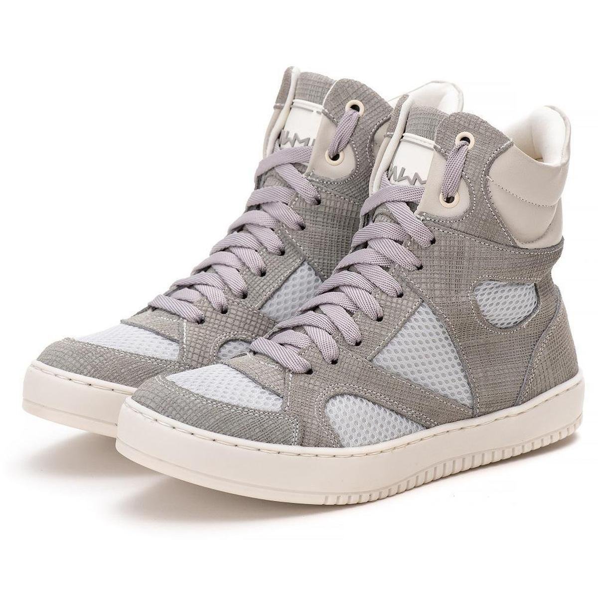 Tenis Sneaker Feminino Botinha Treino Academia Cano Alto Menor preço em Tenis Sneaker Feminino Botinha Treino Academia Cano Alto