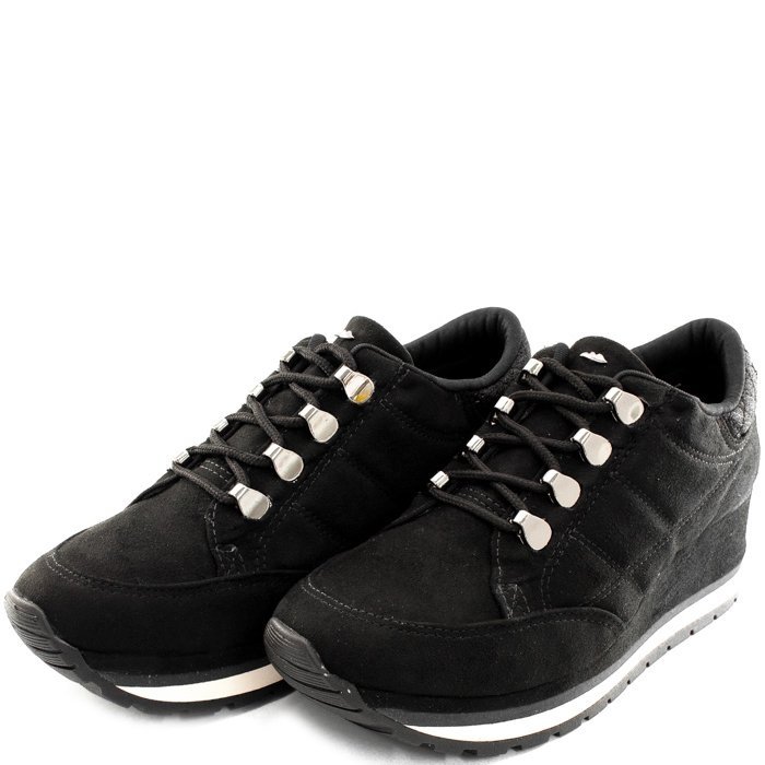 tênis feminino casual salto anabela dakota b9751