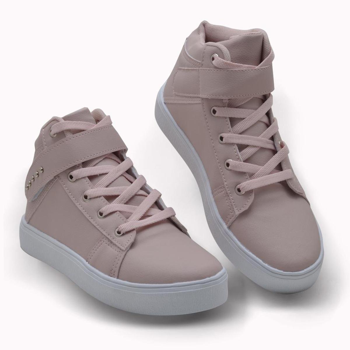 Tênis Sneaker Sbelta Cano Alto Conforto Dia a Dia Feminino Menor preço em Tênis Sneaker Sbelta Cano Alto Conforto Dia a Dia Feminino