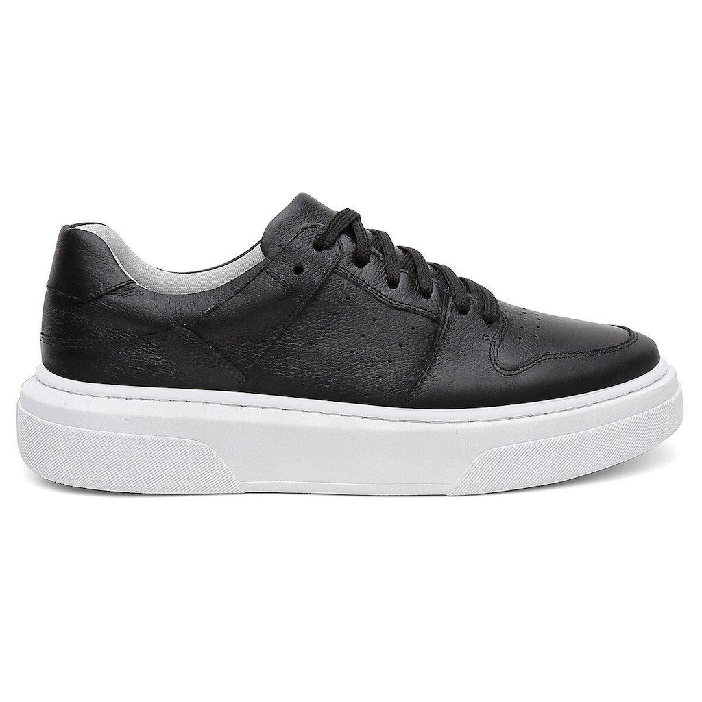 Tenis Sola Alta Centuria Masculino Couro Preto