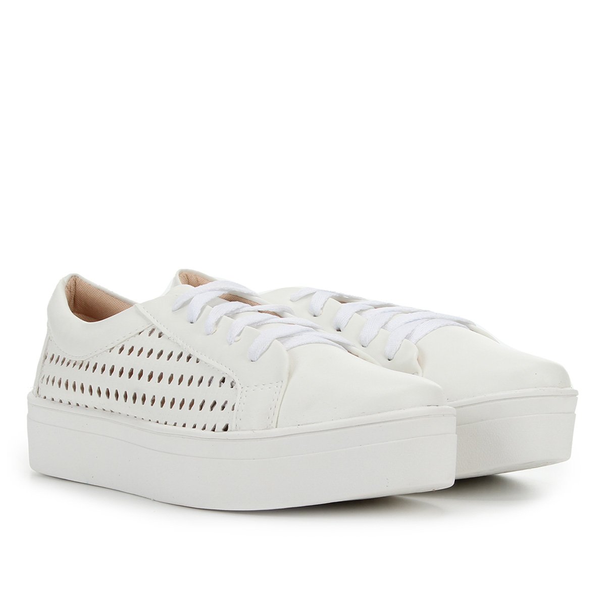 tenis caixa alta branco