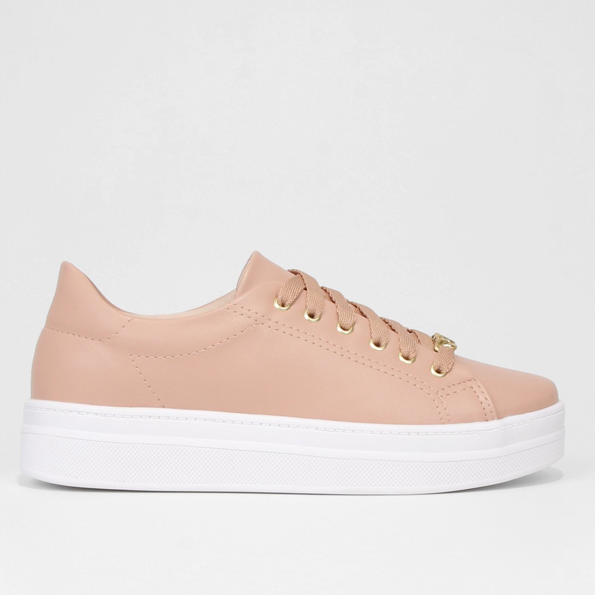 Tênis Somoda Plataforma Feminino - Rosa Menor preço em Tênis Somoda Plataforma Feminino - Rosa