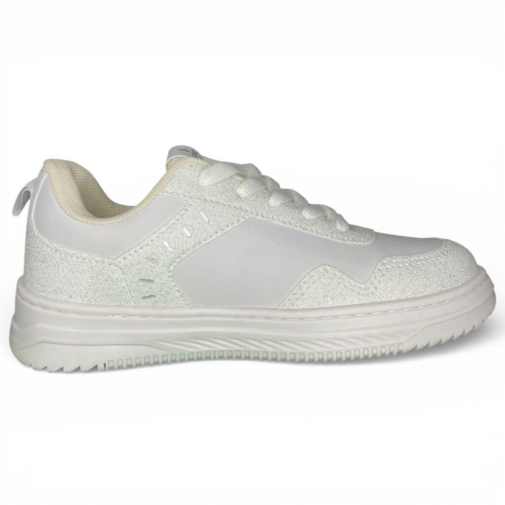 Tênis Sound Kids Prata Glitter Runner