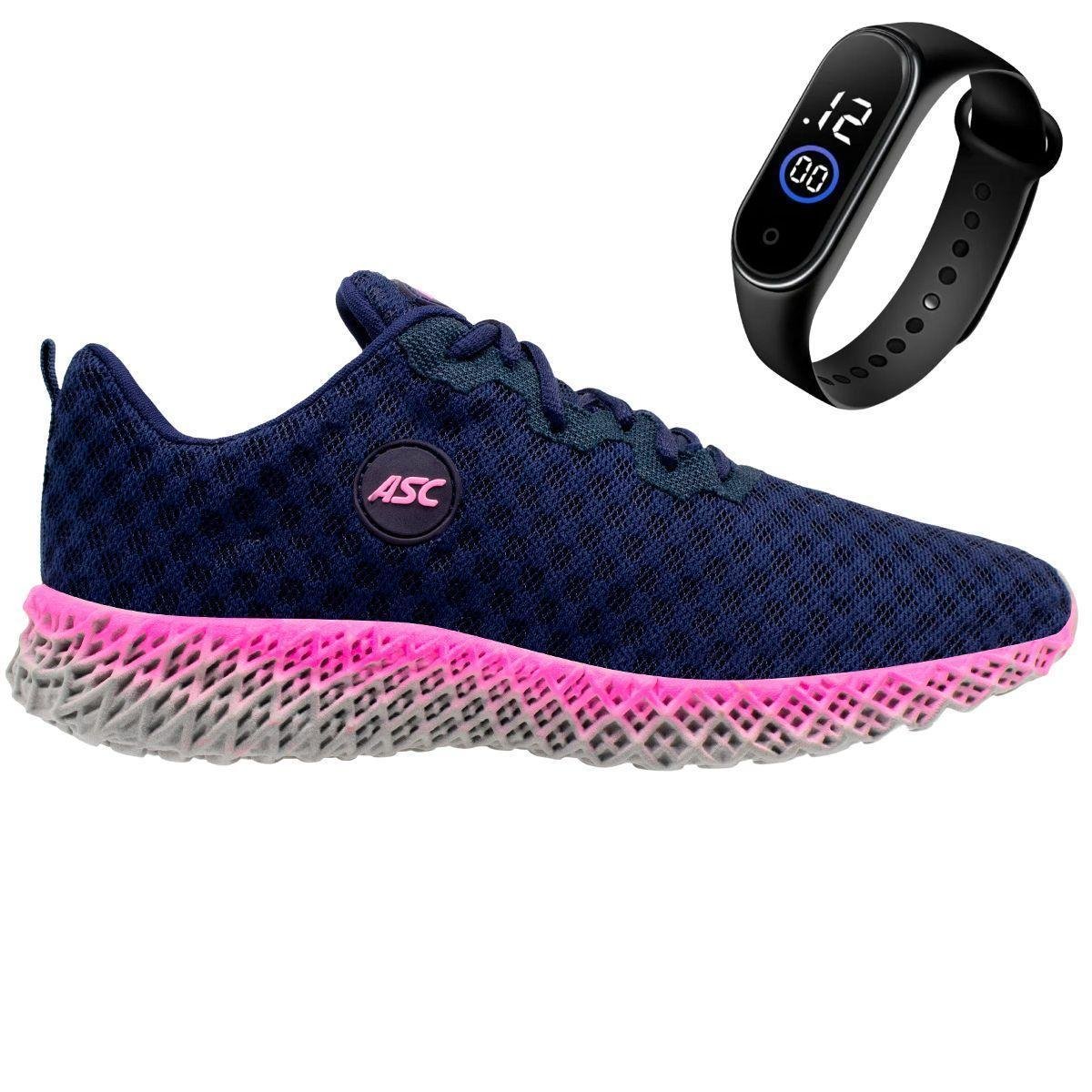 Tênis Sport Academia e Caminhada Feminino-Masculino Leve e Confortável + Rélogio de Pulso Menor preço em Tênis Sport Academia e Caminhada Feminino-Masculino Leve e Confortável + Rélogio de Pulso