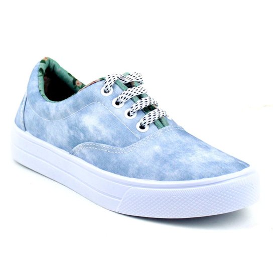 Tênis Tag Shoes Jeans Feminino - Azul