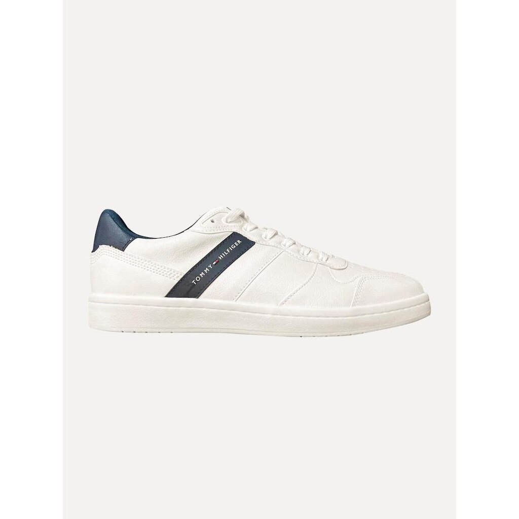 Tênis Tommy Hilfiger Couro Linear Atos Branco